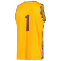 Men's adidas #1 Gold Arizona State Sun Devils Reverse Retro Jersey