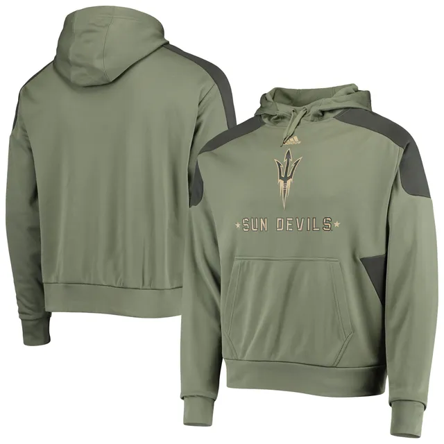 Men's Adidas Olive Dallas Stars Military Appreciation Primegreen Pullover Hoodie Size: Medium