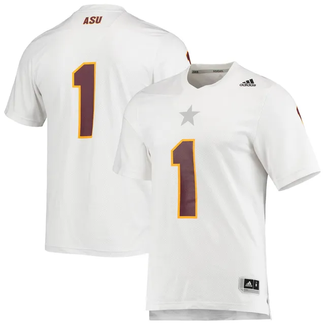 Men's adidas #1 Gold Arizona State Sun Devils Reverse Retro Jersey