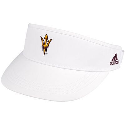 Men's adidas White Arizona State Sun Devils Sideline Coaches AEROREADY High Visor