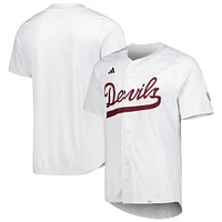 Maillot de baseball l'équipe des Sun Devils l'Arizona State adidas pour hommes, blanc