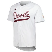 Maillot de baseball l'équipe des Sun Devils l'Arizona State adidas pour hommes, blanc