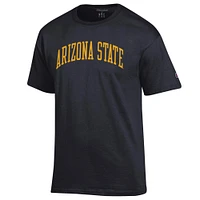 T-shirt noir basique Arch Champion des Sun Devils de l'Arizona pour homme