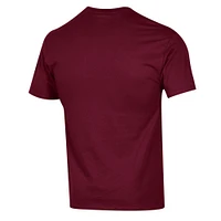 Men's Champion  Maroon Arizona State Sun Devils Basic Arch T-Shirt