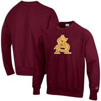 Men's Champion Maroon Arizona State Sun Devils Vault Logo Reverse Weave Pullover Sweatshirt