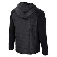 Veste à capuche entièrement zippée Block The Sun pour homme Colosseum Black Arizona State Devils