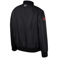 Blouson aviateur entièrement zippé Colosseum noir pour hommes des Sun Devils de l'Arizona