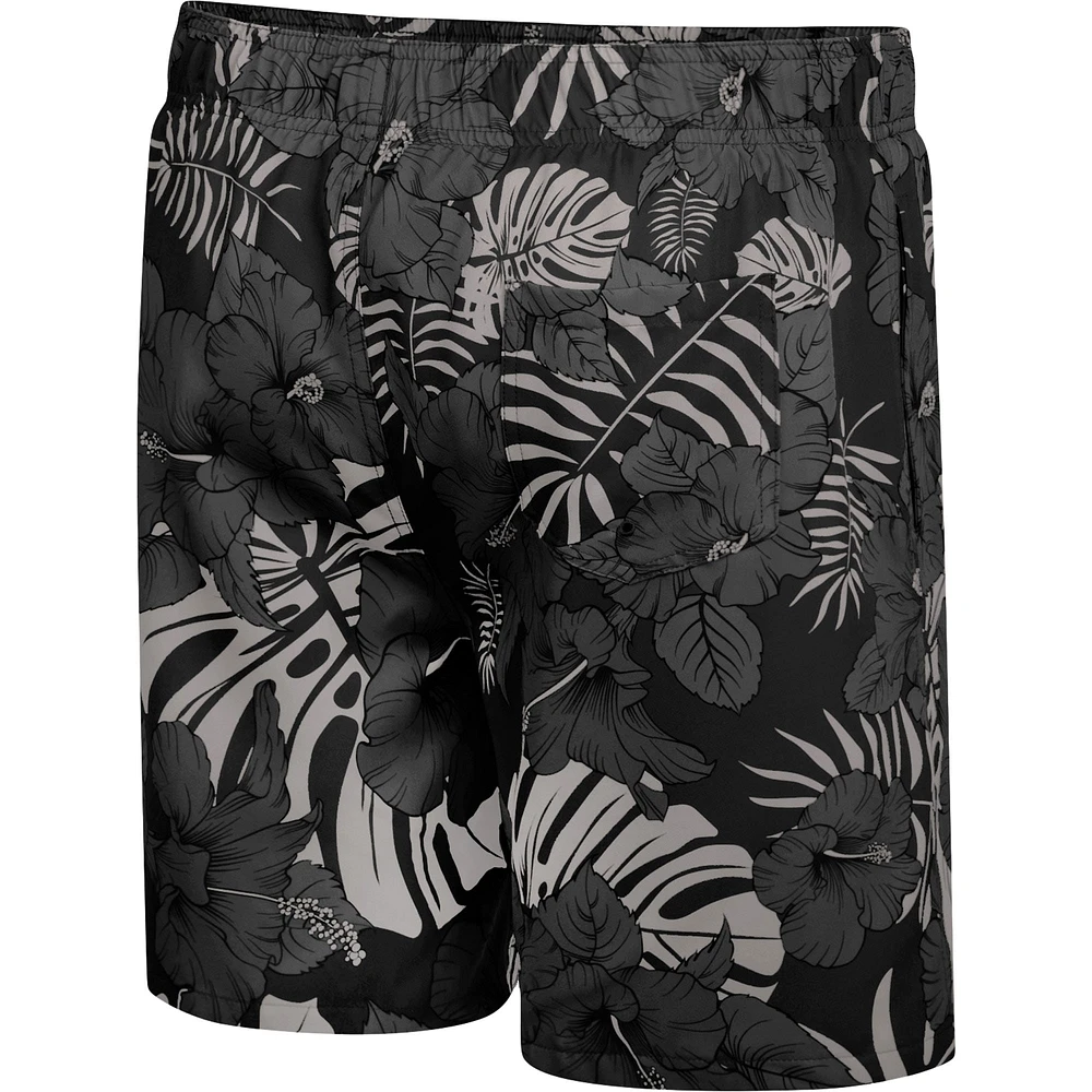 Men's Colosseum Black Arizona State Sun Devils The Dude Swim Shorts