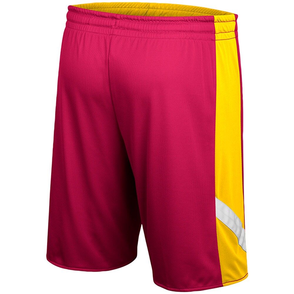 Men's Colosseum Maroon/Gold Arizona State Sun Devils Am I Wrong Reversible Shorts