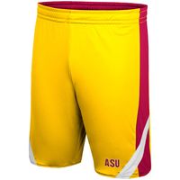 Men's Colosseum Maroon/Gold Arizona State Sun Devils Am I Wrong Reversible Shorts