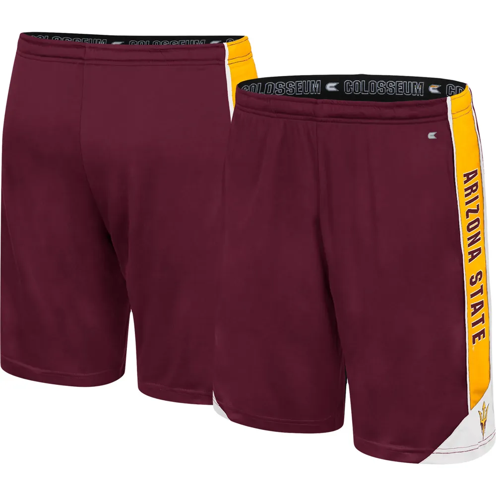 Men's Colosseum Maroon Arizona State Sun Devils Haller Shorts