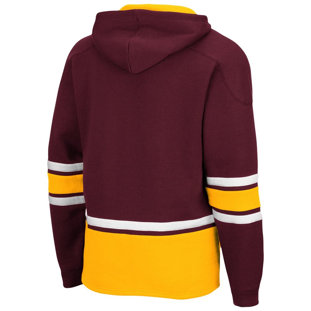 Men's Colosseum Maroon Arizona State Sun Devils Lace Up 3.0 Pullover Hoodie