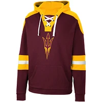 Sweat à capuche lacets Colosseum Arizona State Sun Devils 4.0 marron pour homme