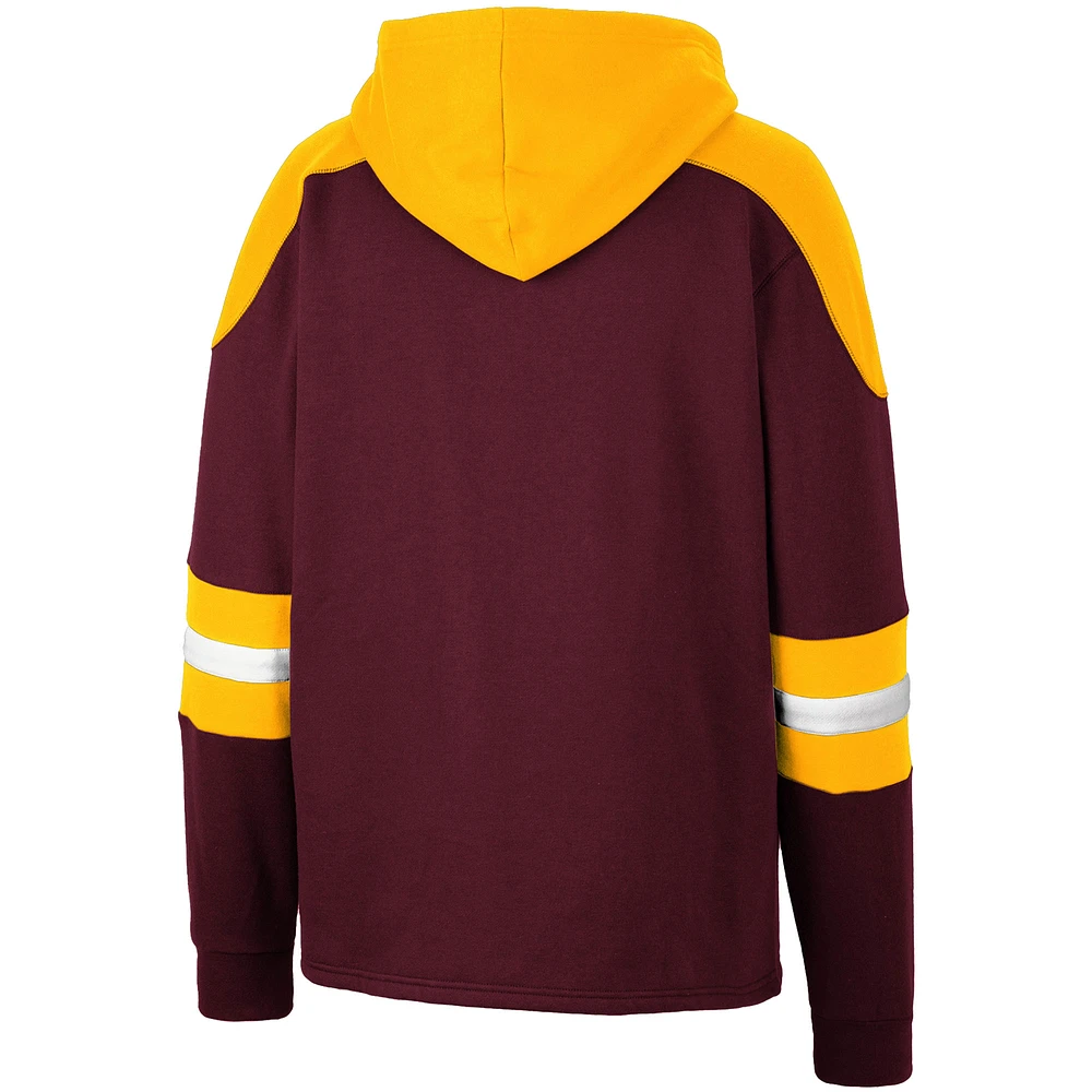 Sweat à capuche lacets Colosseum Arizona State Sun Devils 4.0 marron pour homme