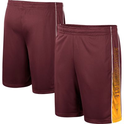 Men's Colosseum Maroon Arizona State Sun Devils Lazarus Shorts