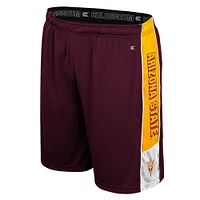Short Quantum Colosseum pour homme, couleur marron, Arizona State Sun Devils