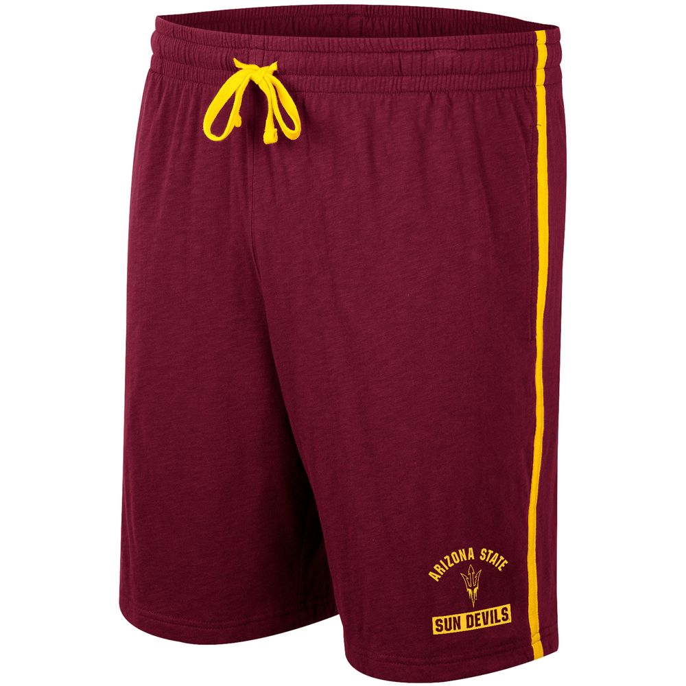 Men's Colosseum Maroon Arizona State Sun Devils Thunder Slub Shorts