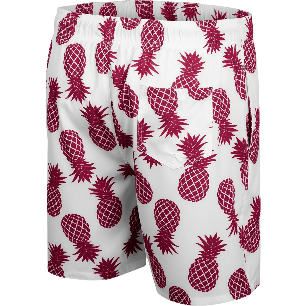 SHORT DE BAIN CO3 ASU BLANC MARO HOMME ANANAS (BLANC/COULEUR LIMITÉE L'ÉQUIPE) SWMMEN