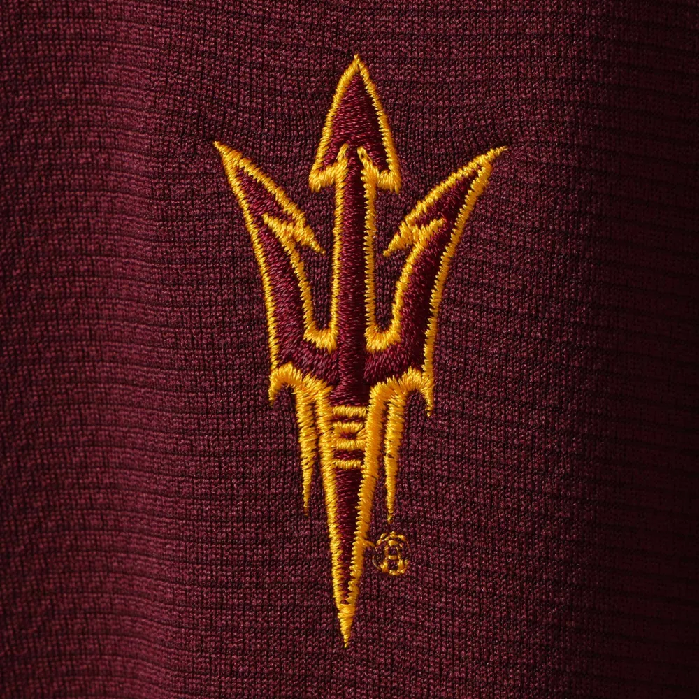 Columbia Golf pour homme Arizona State Sun Devils Shotgun Omni-Wick Quarter-Zip Pullover