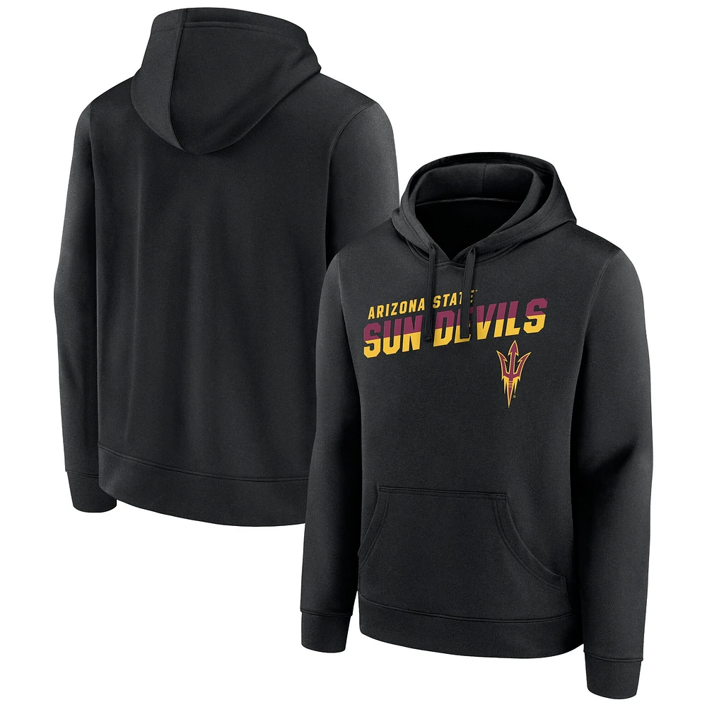 Sweat à capuche noir Quick Slant des Sun Devils de l'Arizona State Fanatics pour hommes