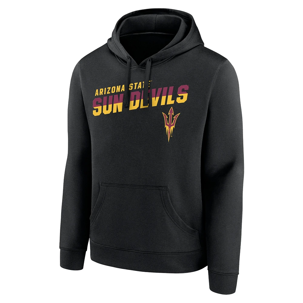 Sweat à capuche noir Quick Slant des Sun Devils de l'Arizona State Fanatics pour hommes