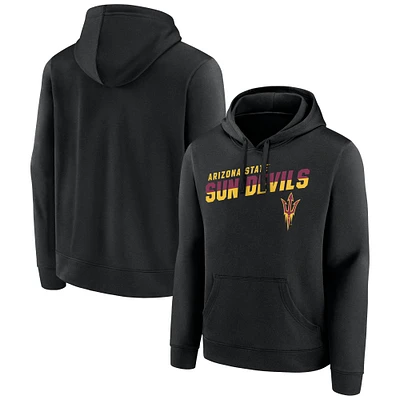 Sweat à capuche noir Quick Slant des Sun Devils de l'Arizona State Fanatics pour hommes
