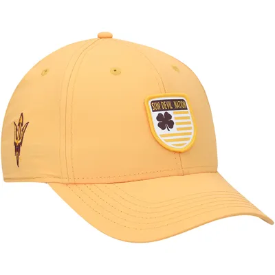 Arizona State Sun Devils Nation Shield Snapback Hat - Gold