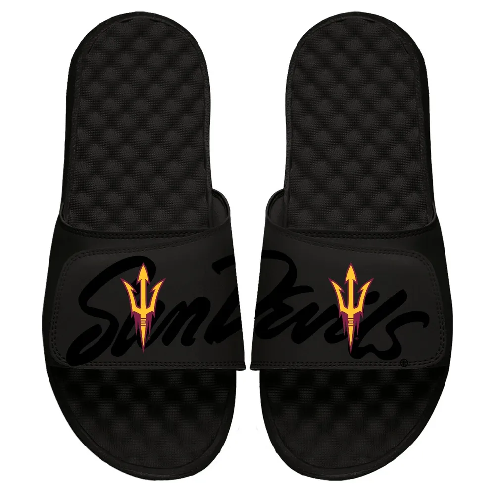 Arizona State Sun Devils ISlide Tonal Pop Slide Sandals - Black