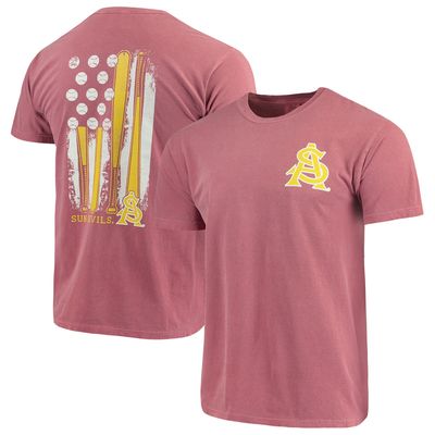 Image One Men's Maroon Arizona State Sun Devils Baseball Flag Comfort  Colors T-Shirt | Centre Eaton de Montréal