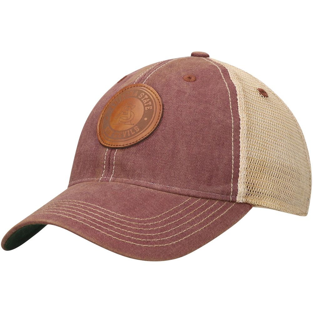 Men's Maroon Arizona State Sun Devils Target Old Favorite Trucker Snapback Hat