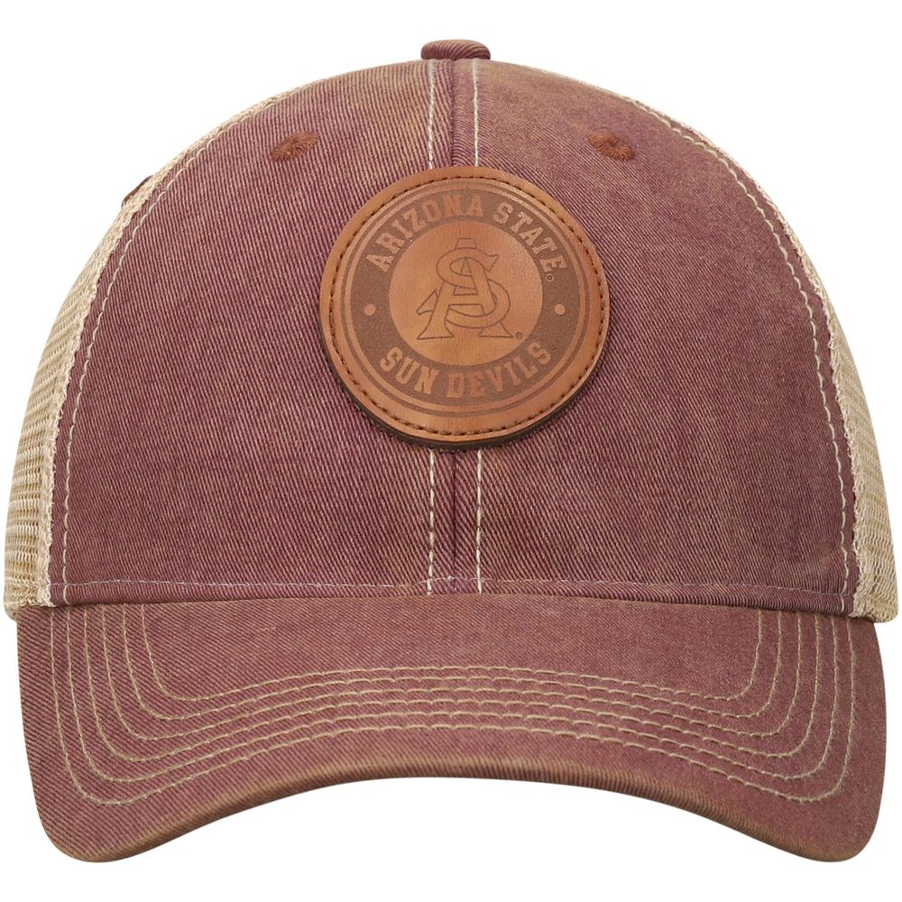 Men's Maroon Arizona State Sun Devils Target Old Favorite Trucker Snapback Hat