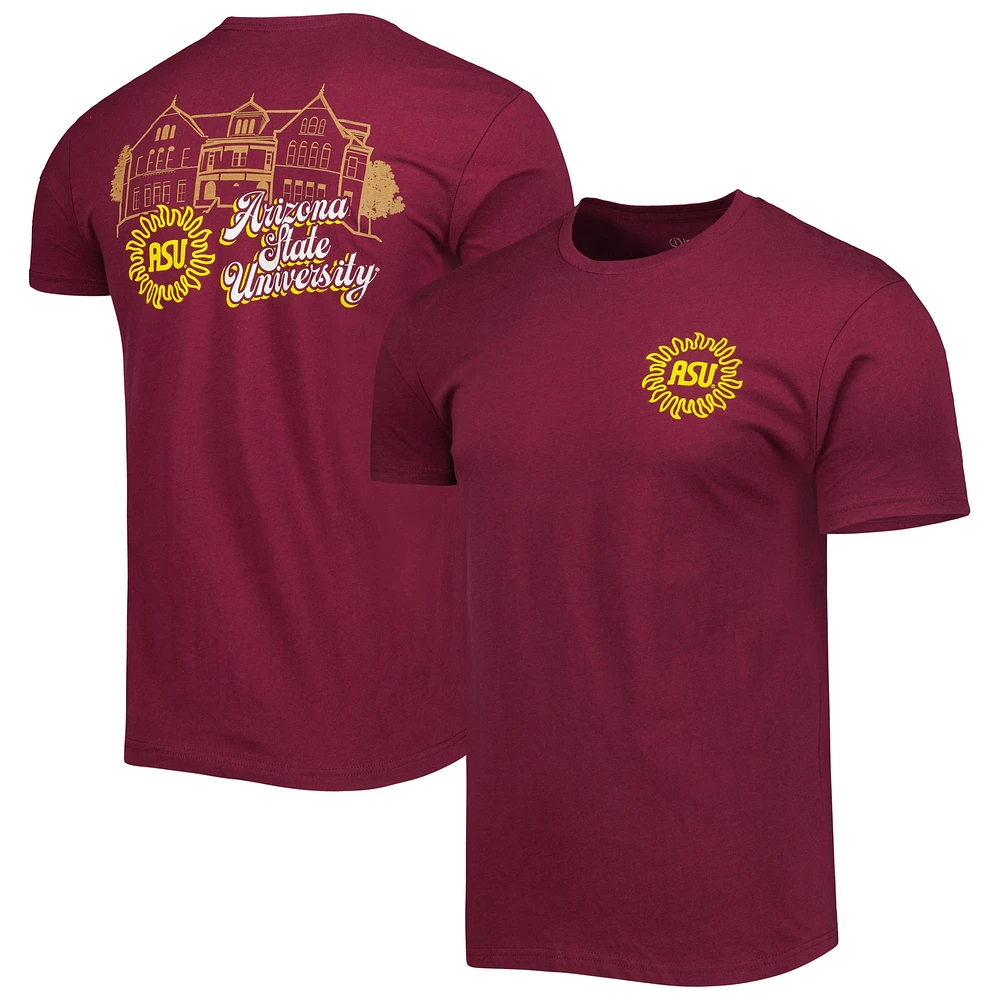 T-shirt premium bordeaux Arizona State Sun Devils Vault pour homme