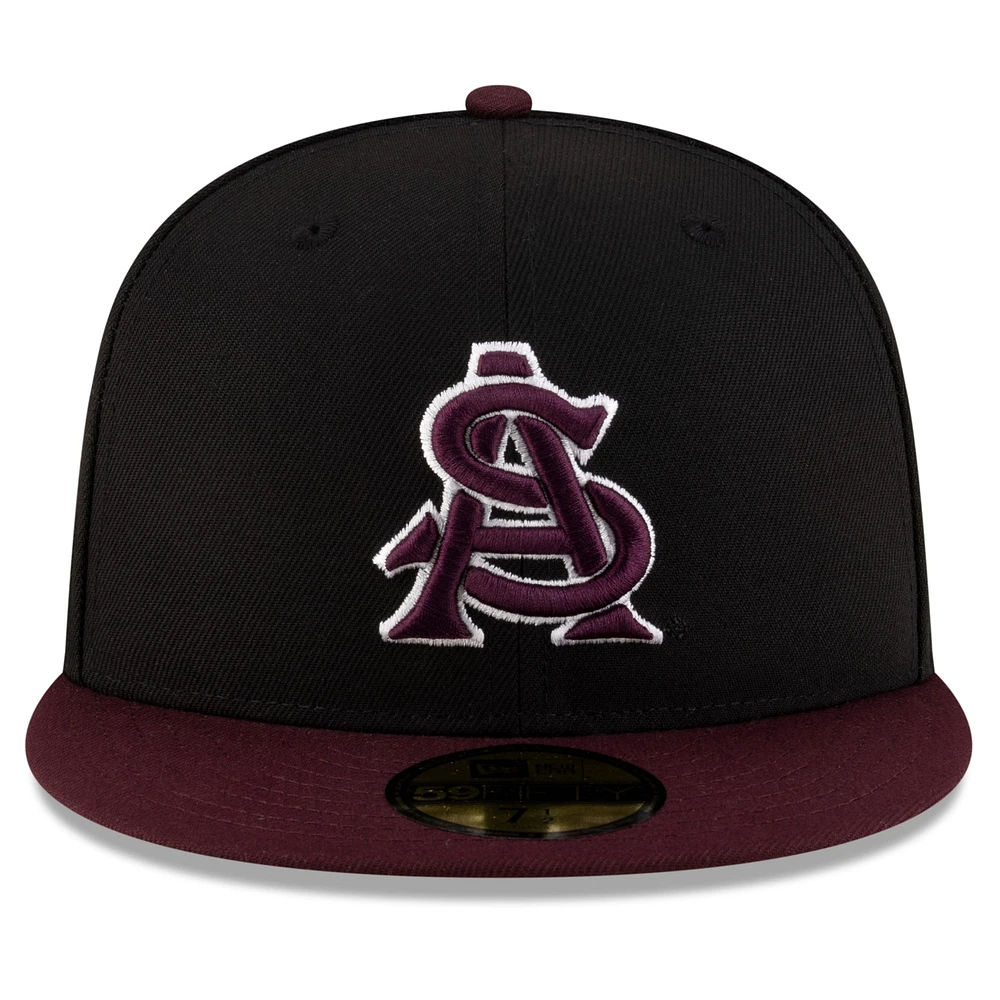 Men's New Era /Maroon Arizona State Sun Devils On-Field 59FIFTY Fitted Hat