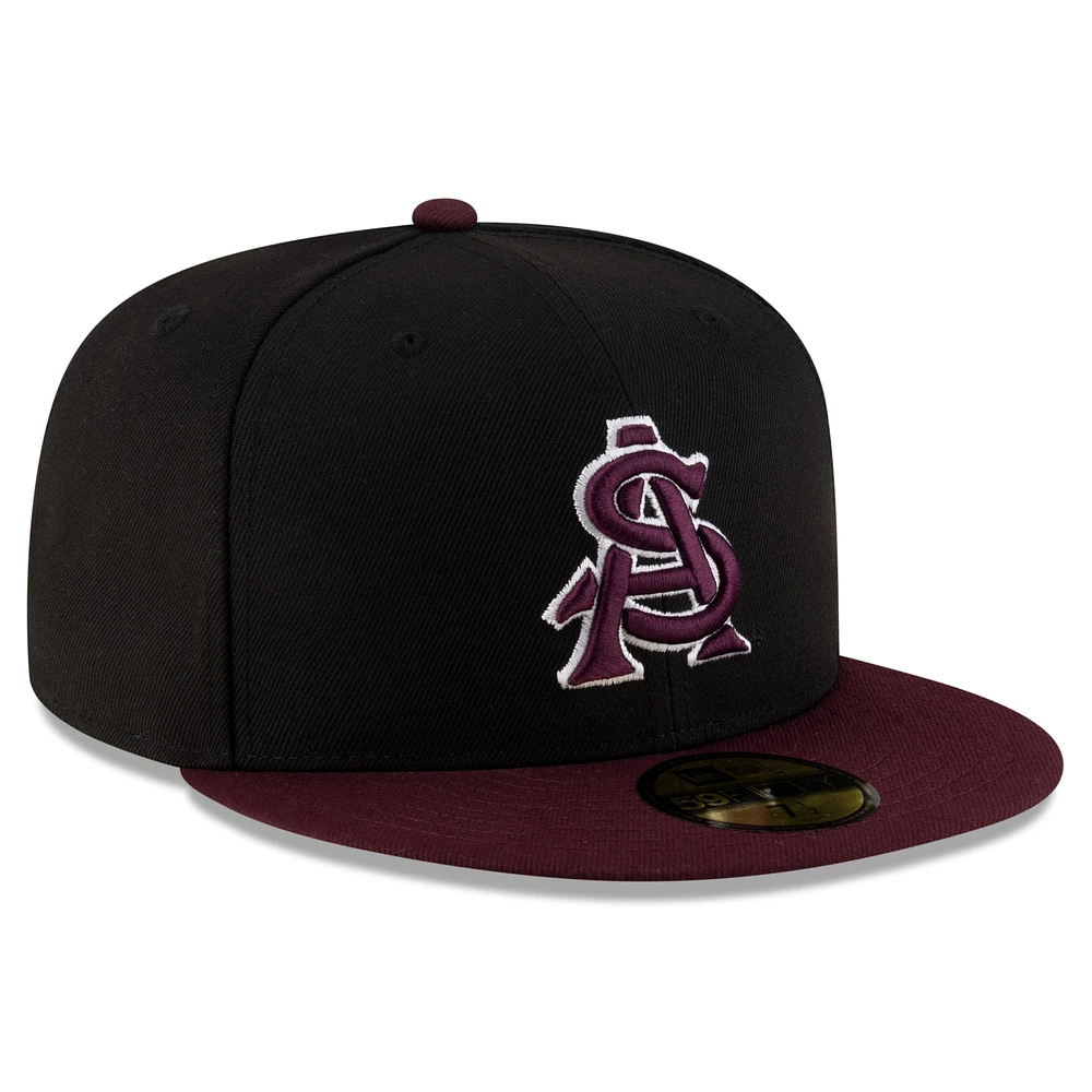 Men's New Era /Maroon Arizona State Sun Devils On-Field 59FIFTY Fitted Hat
