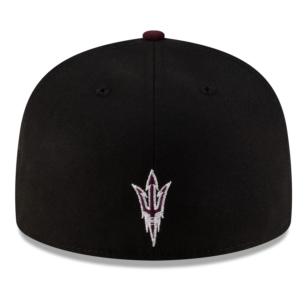 Men's New Era /Maroon Arizona State Sun Devils On-Field 59FIFTY Fitted Hat