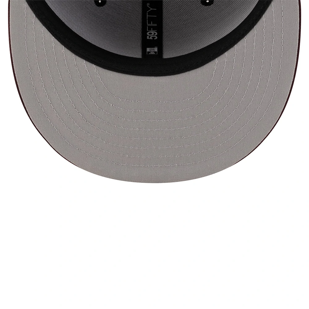 Men's New Era /Maroon Arizona State Sun Devils On-Field 59FIFTY Fitted Hat