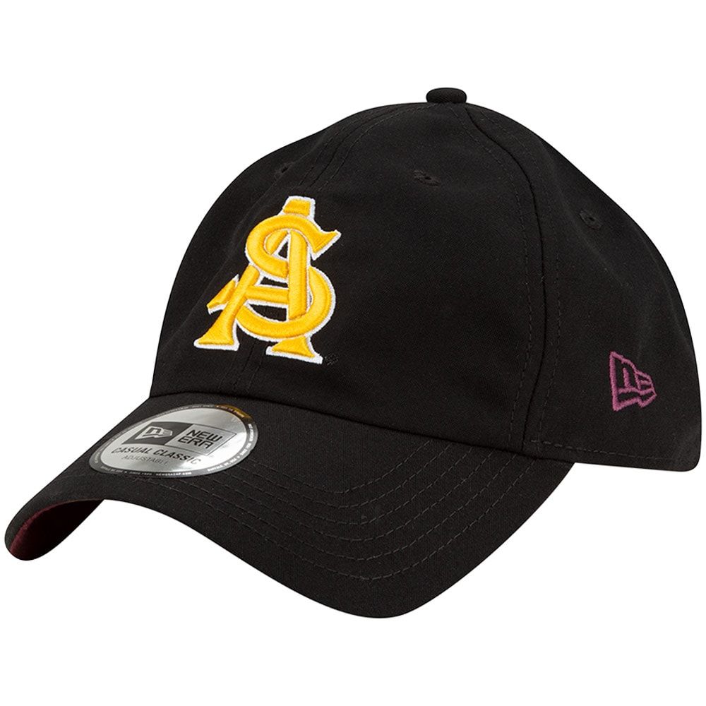 Men's New Era Black Arizona State Sun Devils Campus Casual Classic Adjustable Hat