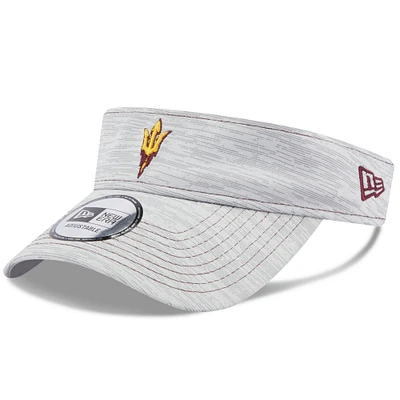 Visière réglable pour homme New Era grise avec logo Arizona State Sun Devils