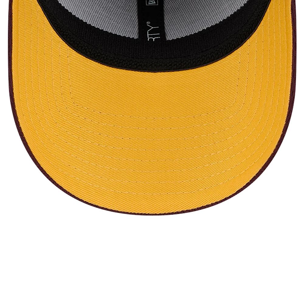 Casquette flexible bicolore 39THIRTY New Era pour hommes, gris chiné/marron, Arizona State Sun Devils