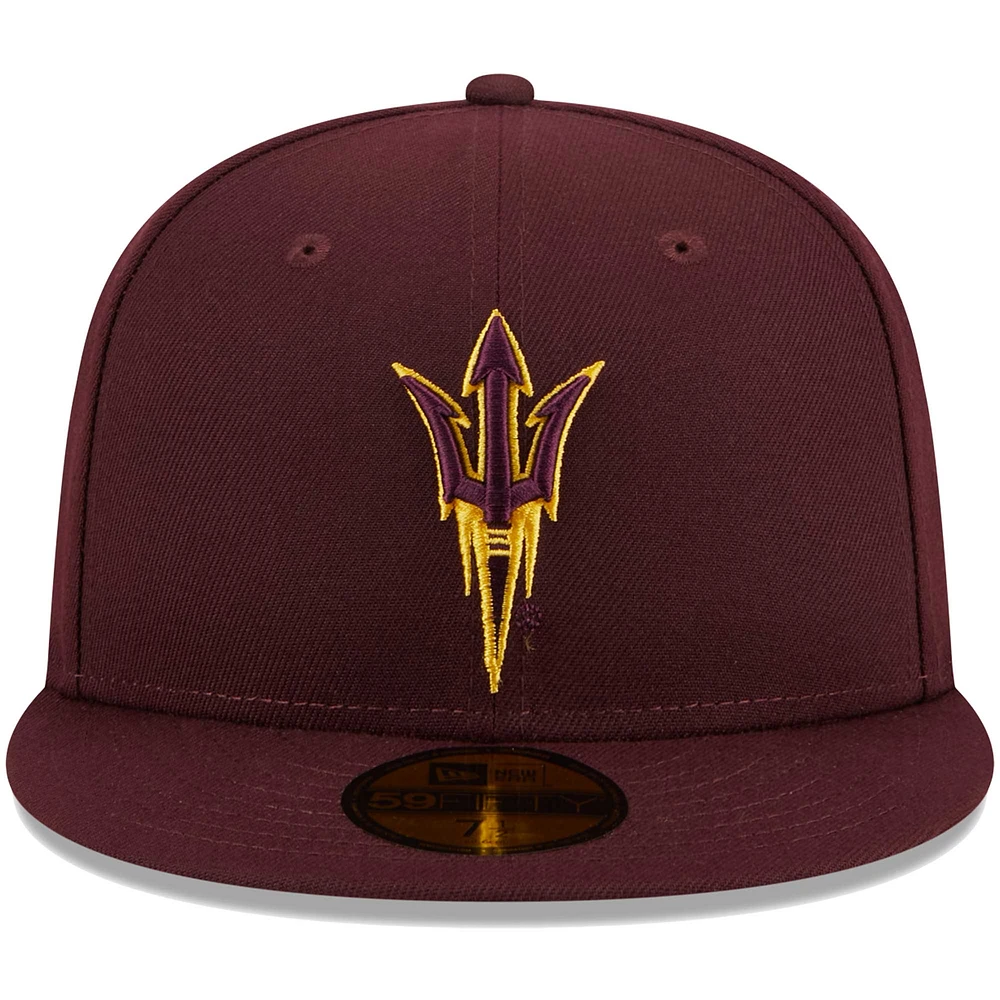 Men's New Era Maroon Arizona State Sun Devils 59FIFTY Fitted Hat