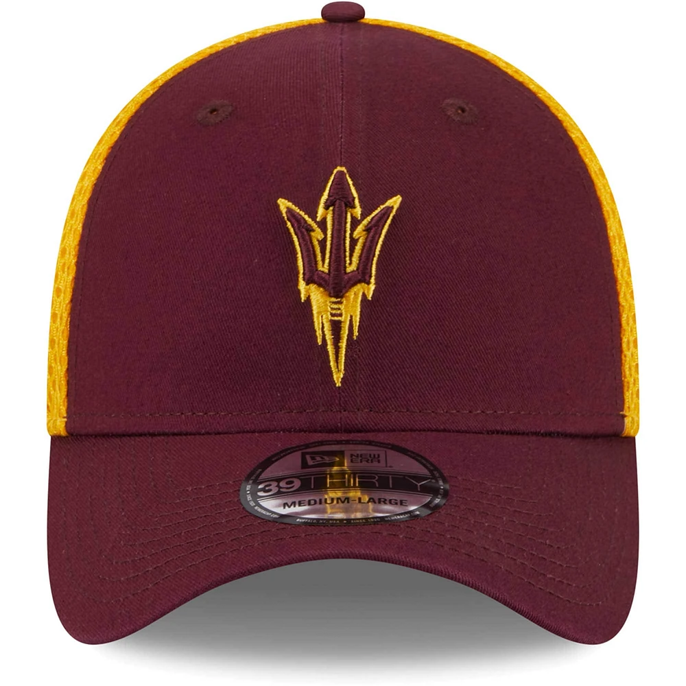 Casquette Neo 39THIRTY Flex Arizona State Sun Devils pour homme New Era marron