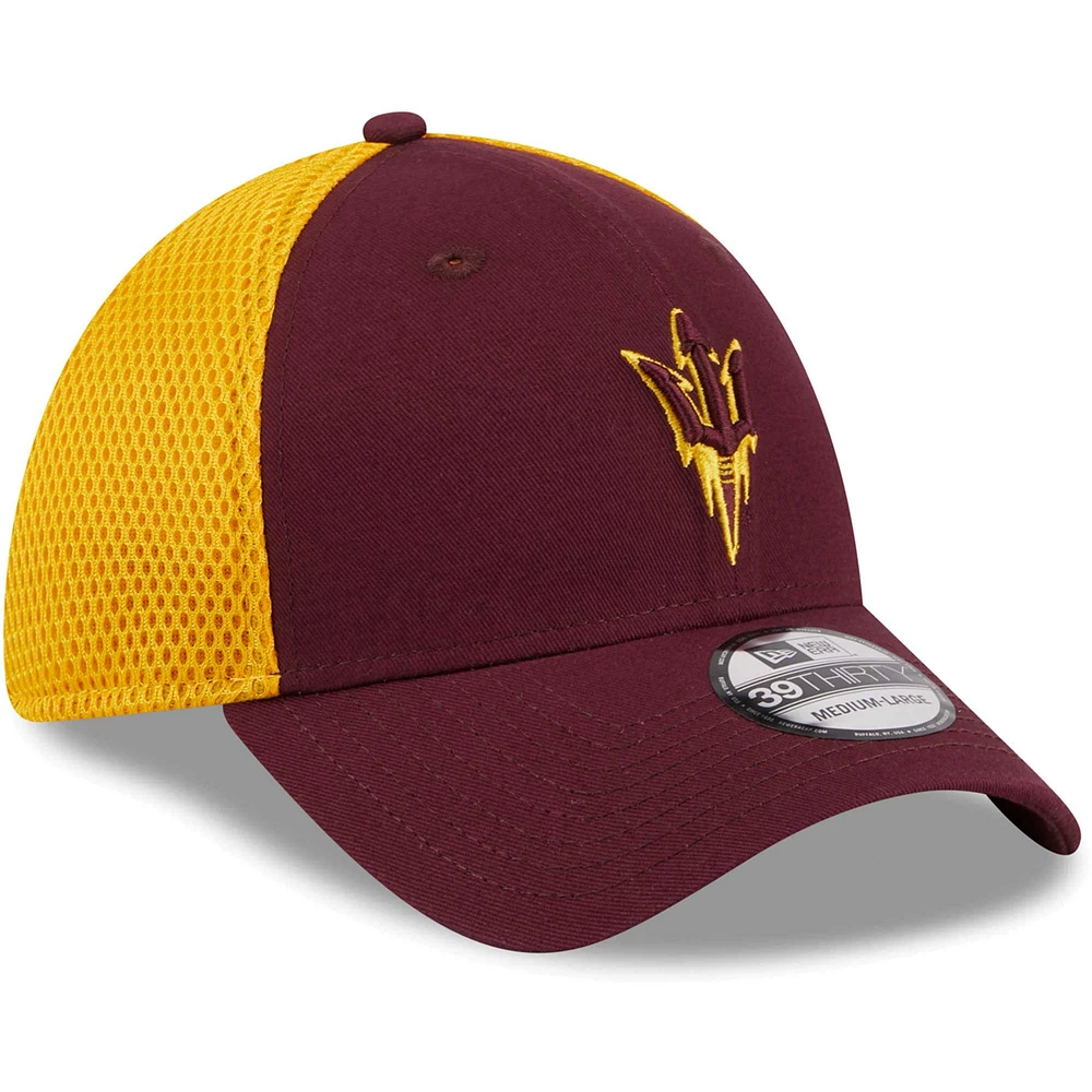 Casquette Neo 39THIRTY Flex Arizona State Sun Devils pour homme New Era marron