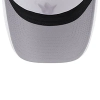 Casquette de camionneur réglable en mousse A-Frame 9FORTY New Era pour hommes, blanc/marron