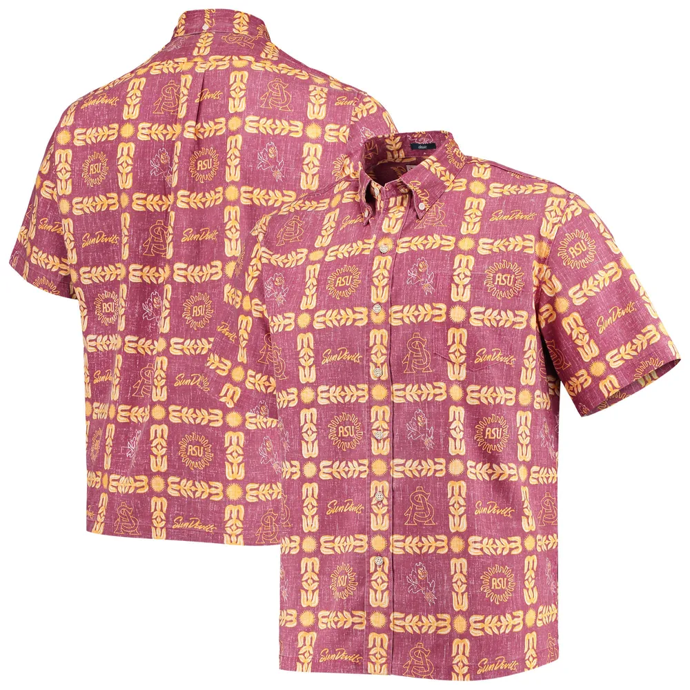 Lids Arizona Diamondbacks Reyn Spooner Aloha Button-Down Shirt - Black