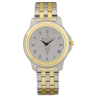 Arizona State Sun Devils Two-Tone Wristwatch - Silver/Gold