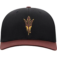 Men's Top of the World Black/Maroon Arizona State Sun Devils Two-Tone Reflex Hybrid Tech Flex Hat