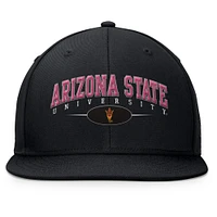 Casquette Snapback Top of the World noire pour hommes des Sun Devils de l'Arizona State