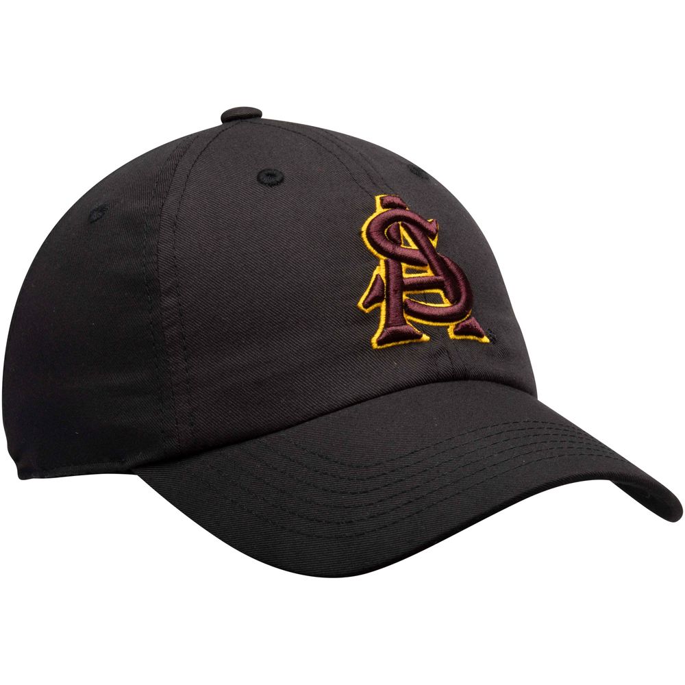 Men's Top of the World Black Arizona State Sun Devils Staple Adjustable Hat