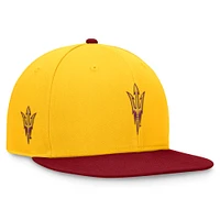 Men's Top of the World Gold/Maroon Arizona State Sun Devils Rally Two-Tone Fitted Hat