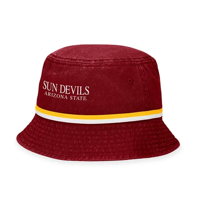 Chapeau seau Top of the World Arizona State Sun Devils Ace marron pour homme